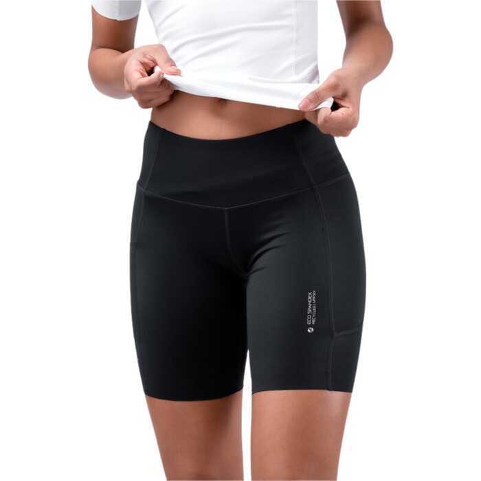 2024 Zhik Womens Eco Spandex UPF50+ Shorts SRT-0063-W-BLK - Black